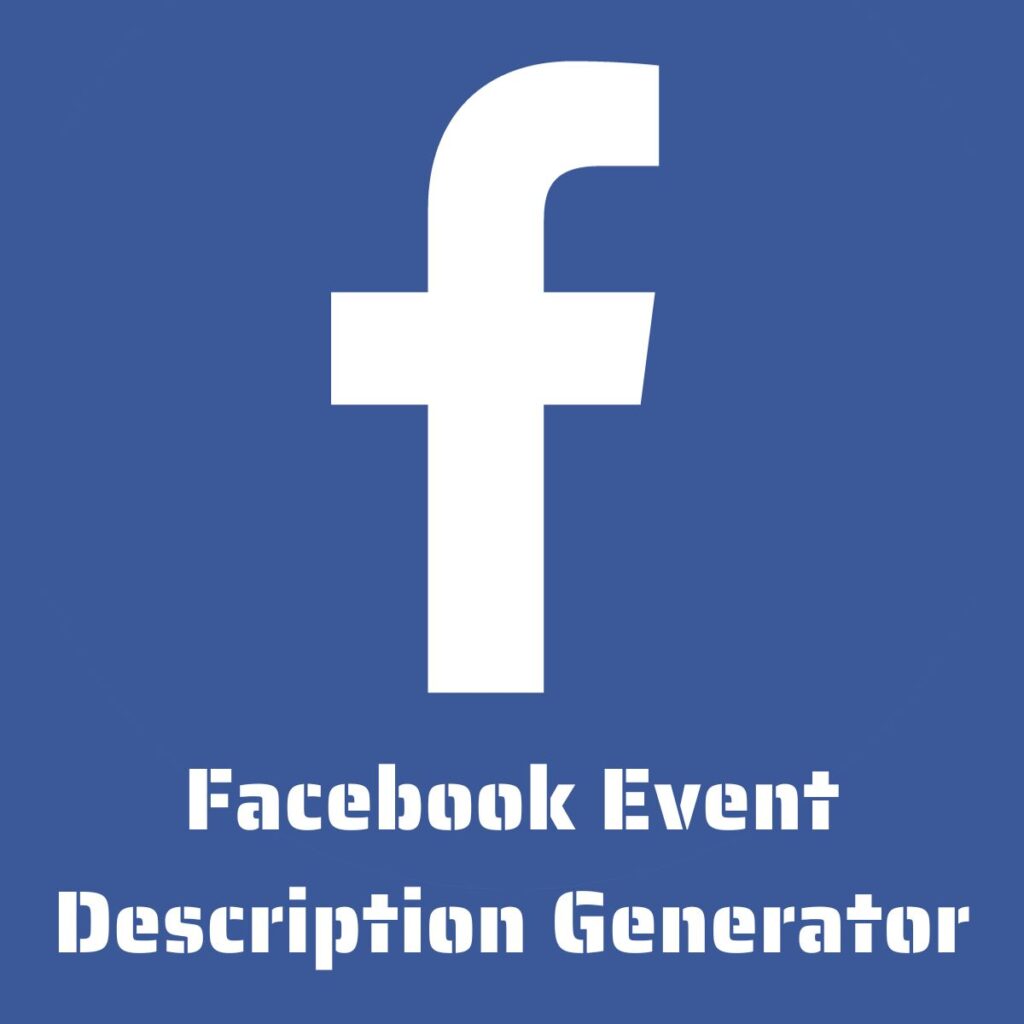 Facebook Event Description Generator