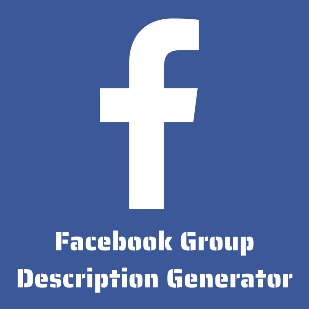 Facebook Group Description Generator