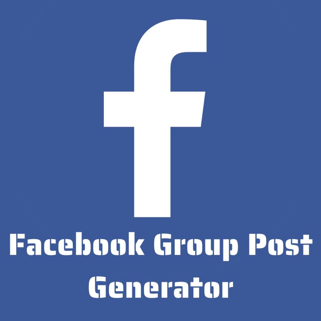 Facebook Group Post Generator